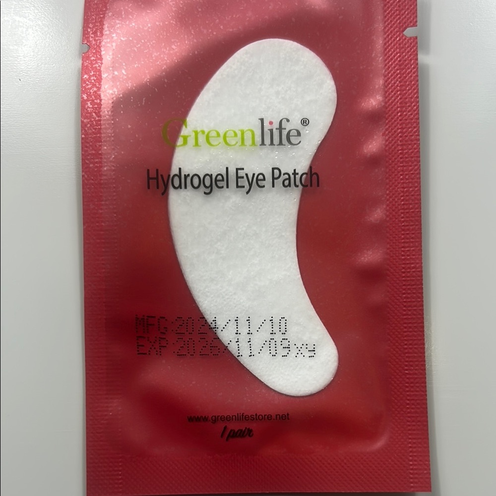 Red Hydrogel Eye Patches for Eye Lash Extensions Set of 96